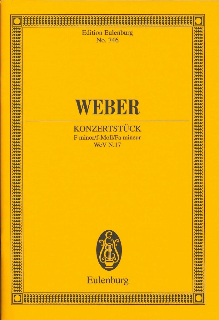 Weber, Konzertstuck op. 79 in f (Bandur) (Eulenburg)