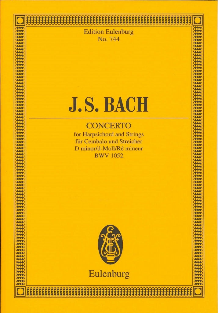 Bach, Concerto BWV 1052 in d (rev.) (Eulenburg)