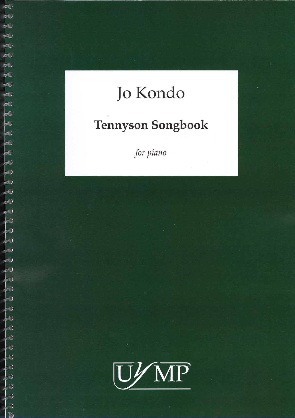 Kondo, Tennyson Songbook, for Piano (York Music Press, University of)