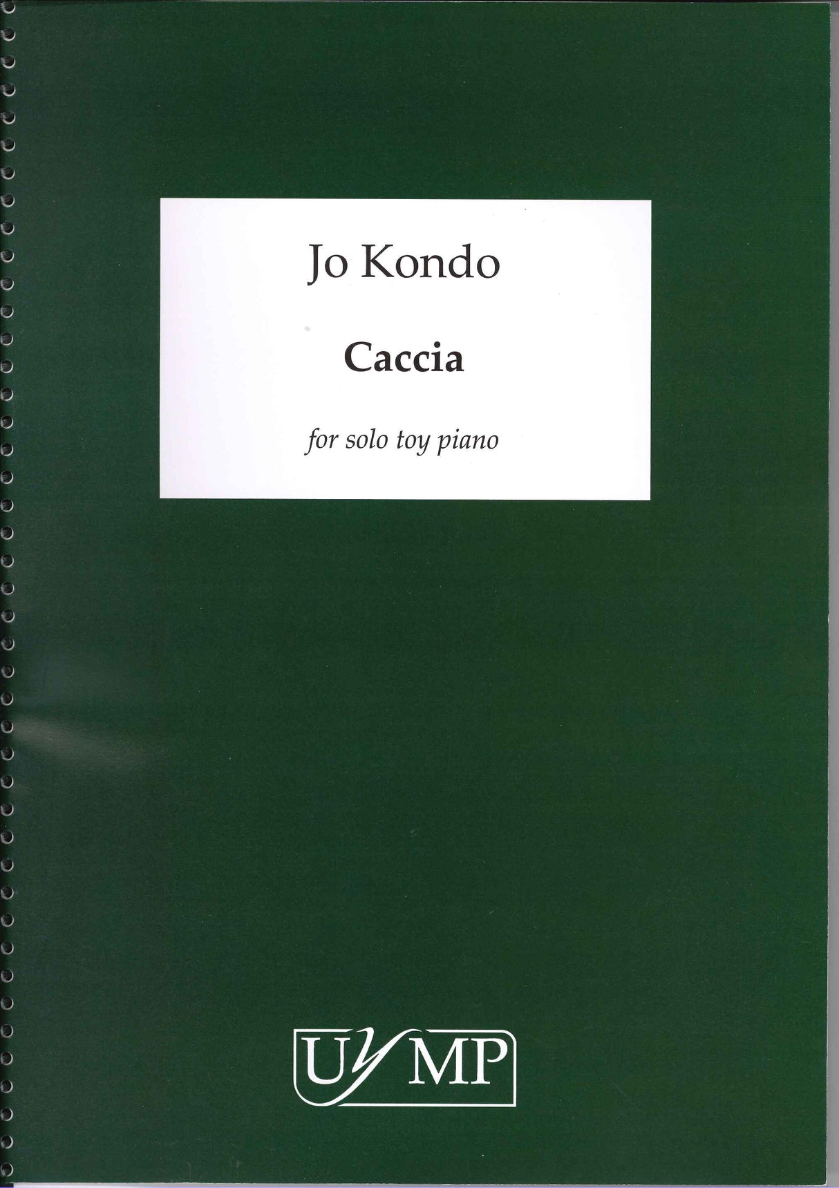 Kondo, Caccia for Toy Piano (2006) (York Music Press, University of)
