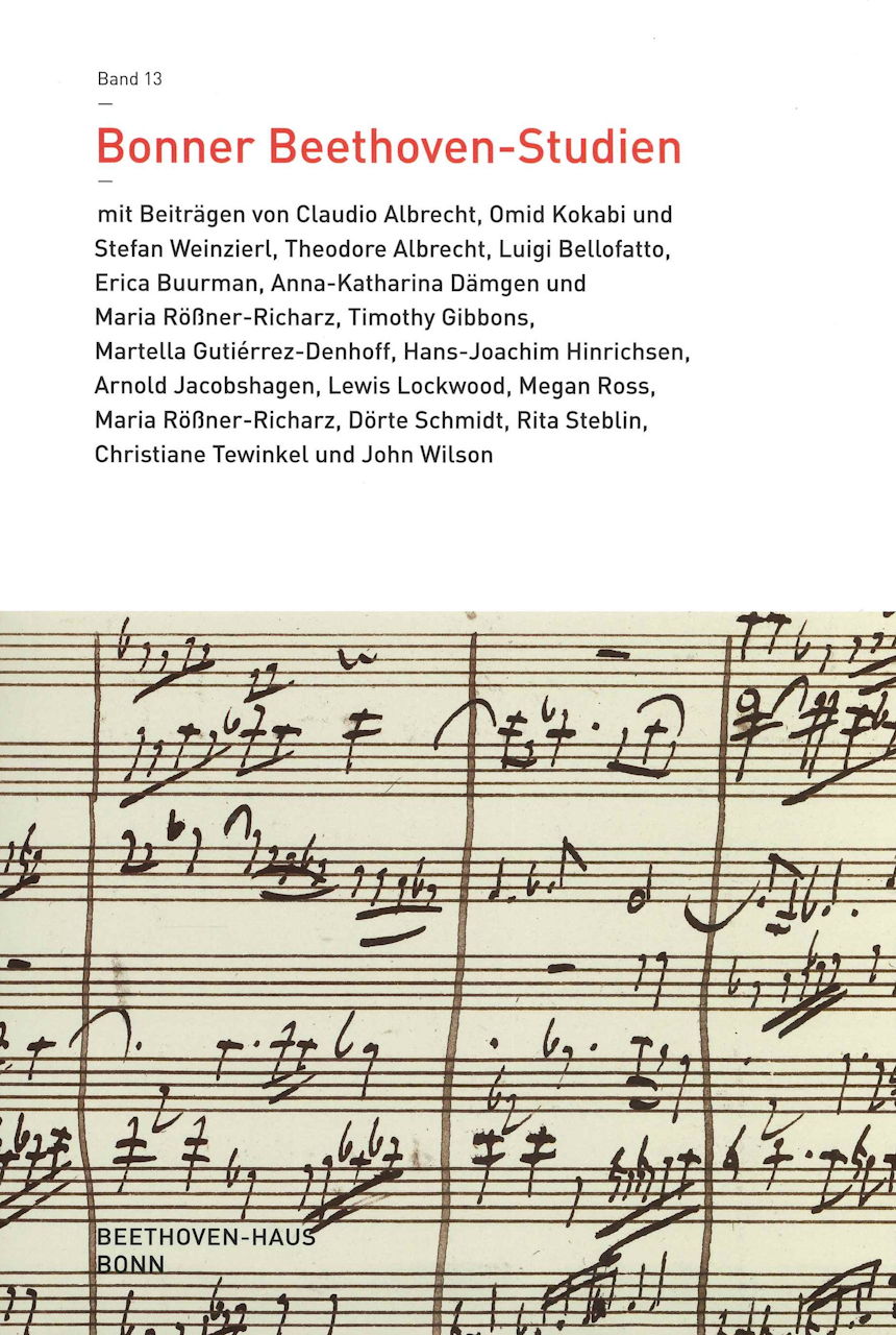 Bonner Beethoven-Studien 13 (Beethoven-Haus)