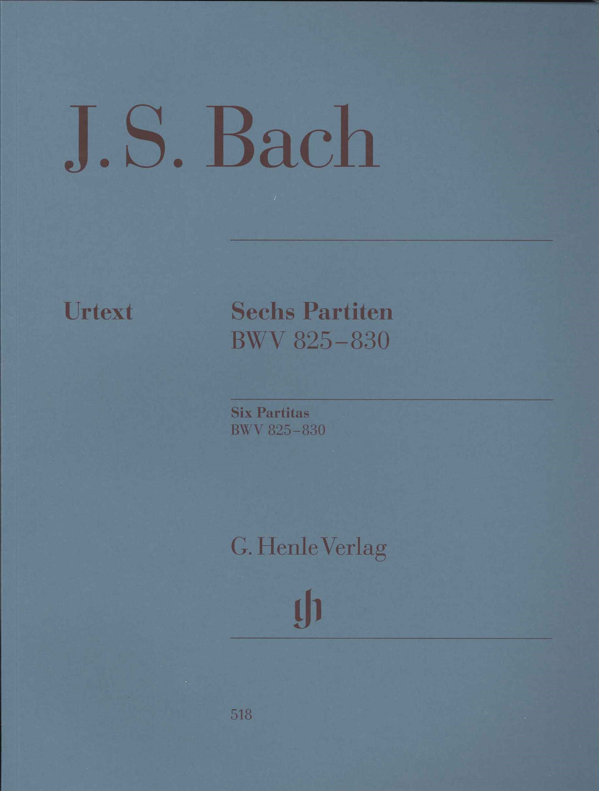 Bach, Partiten BWV 825-830 (Scheideler) (Henle)