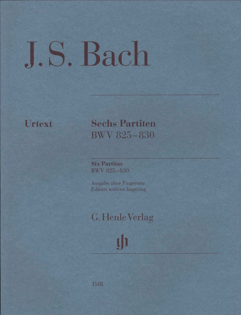Bach, Partiten BWV 825-830 w.o. fing. (Henle)