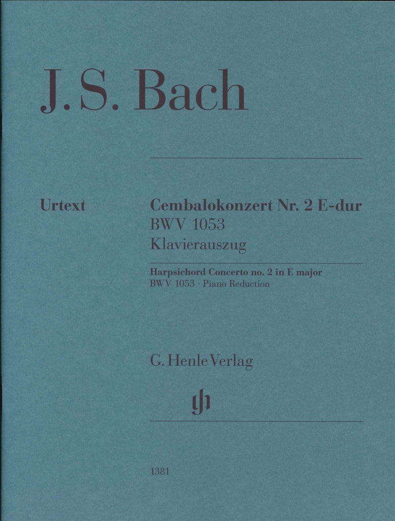 Bach, Concerto BWV 1053 in E (Henle)