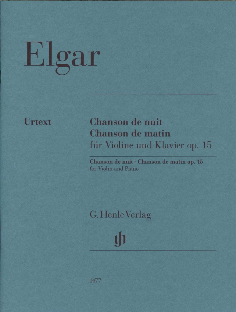 Elgar, Chanson de nuit, de matin op. 15 (Henle)