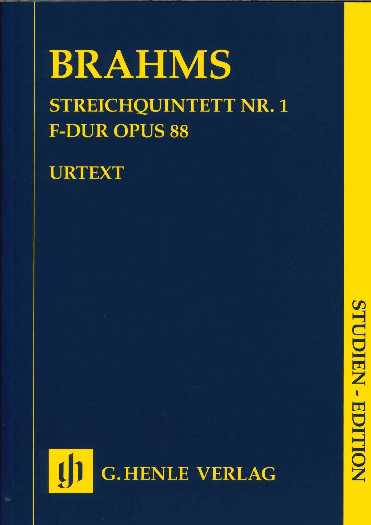 Brahms, String Quintet No. 1 in F op. 88 (Henle)