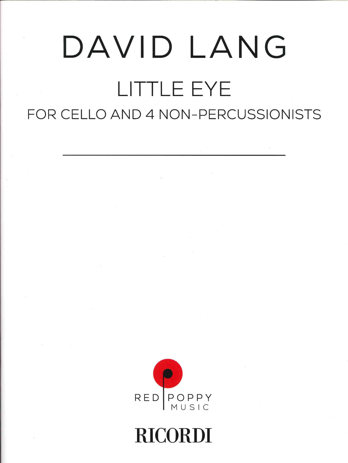 Lang, Little Eye (Vc,Perc) (Red Poppy)