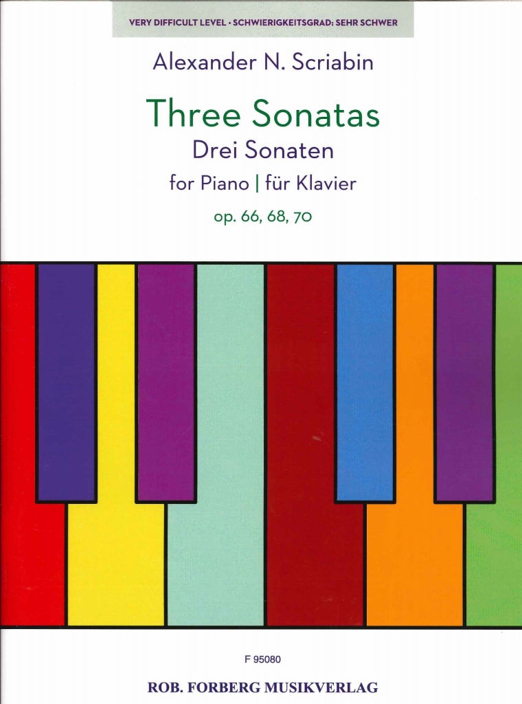 Scriabin, Sonatas No. 8-10 op. 66,68,70 (Forberg)