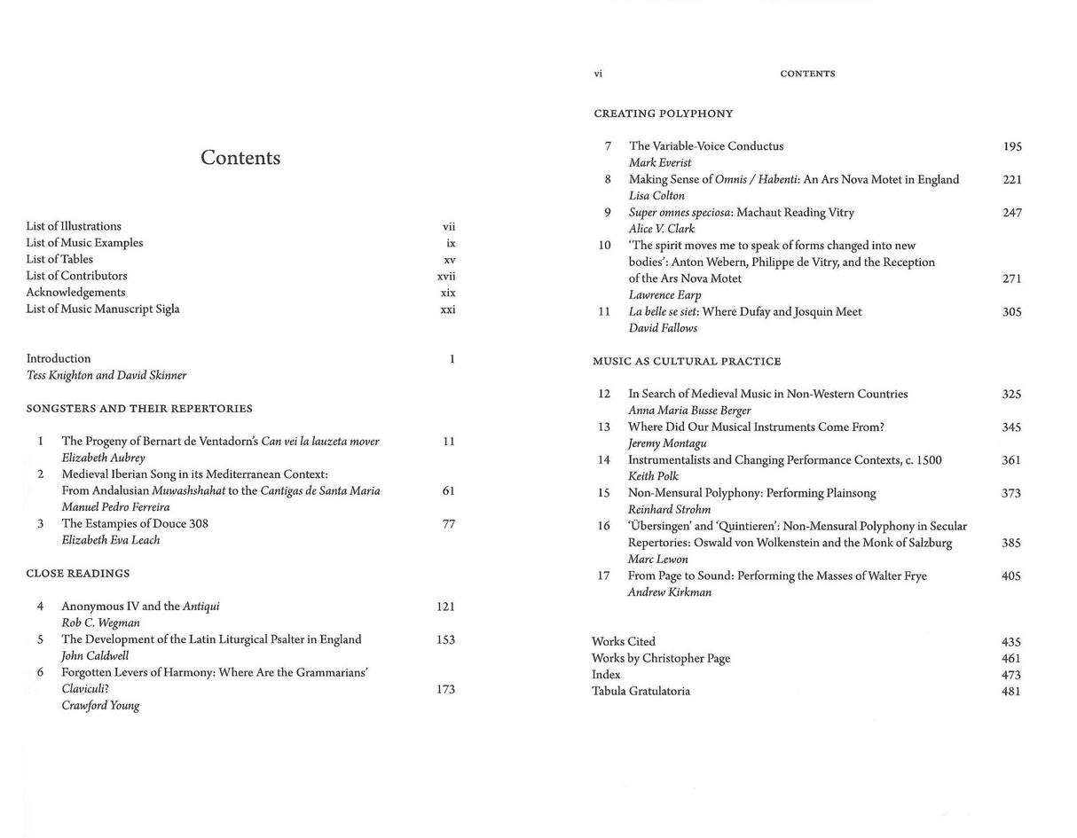 Music & Instruments Middle Ages: C. Page (Boydell & Brewer)