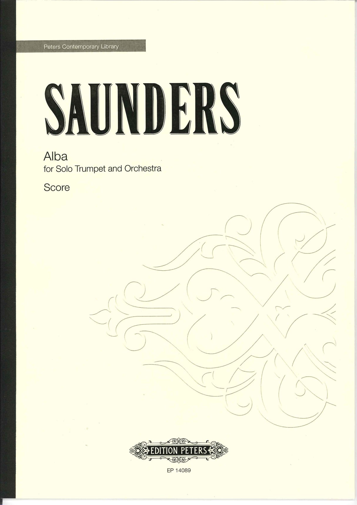 Saunders, Alba (2014) (Rep,Orch) (Peters)