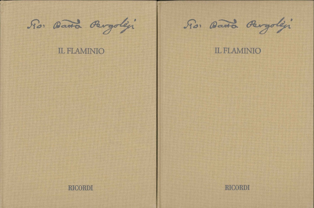 Pergolesi, Flaminio (2-volume Set) (Pergolesi Spontini, Fondazione/Ricordi)