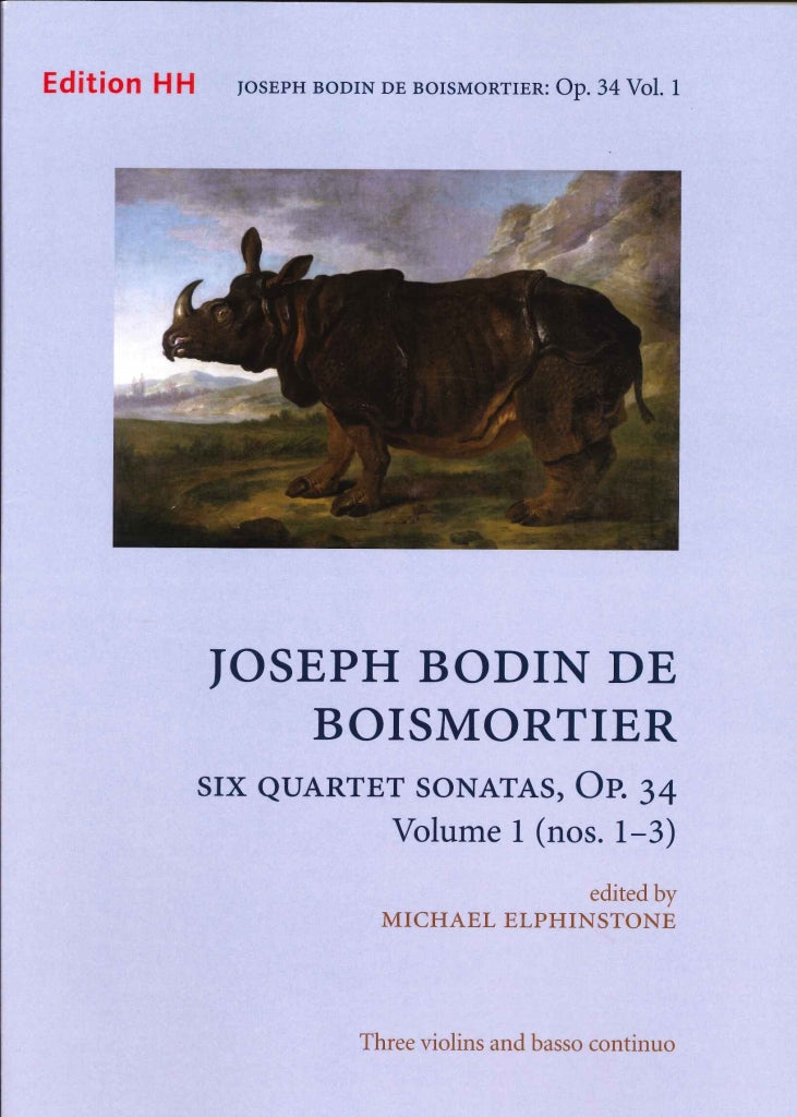 Boismortier, Quartet Sonatas op. 34/1-3 (Edition HH)