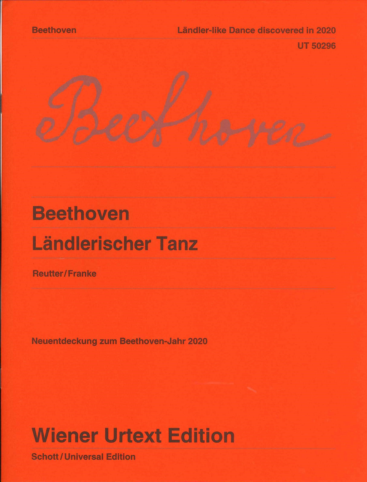 Beethoven, Landlierischer Tanz (Wiener Urtext Edition)
