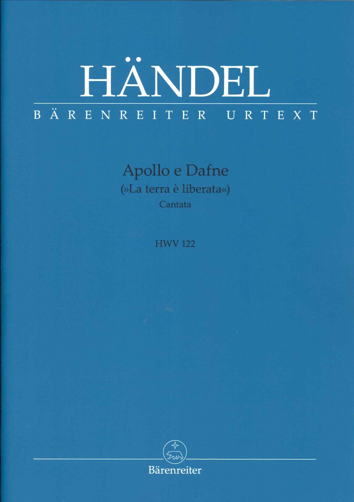 Handel, Apollo e Dafne HWV 122 (Barenreiter)