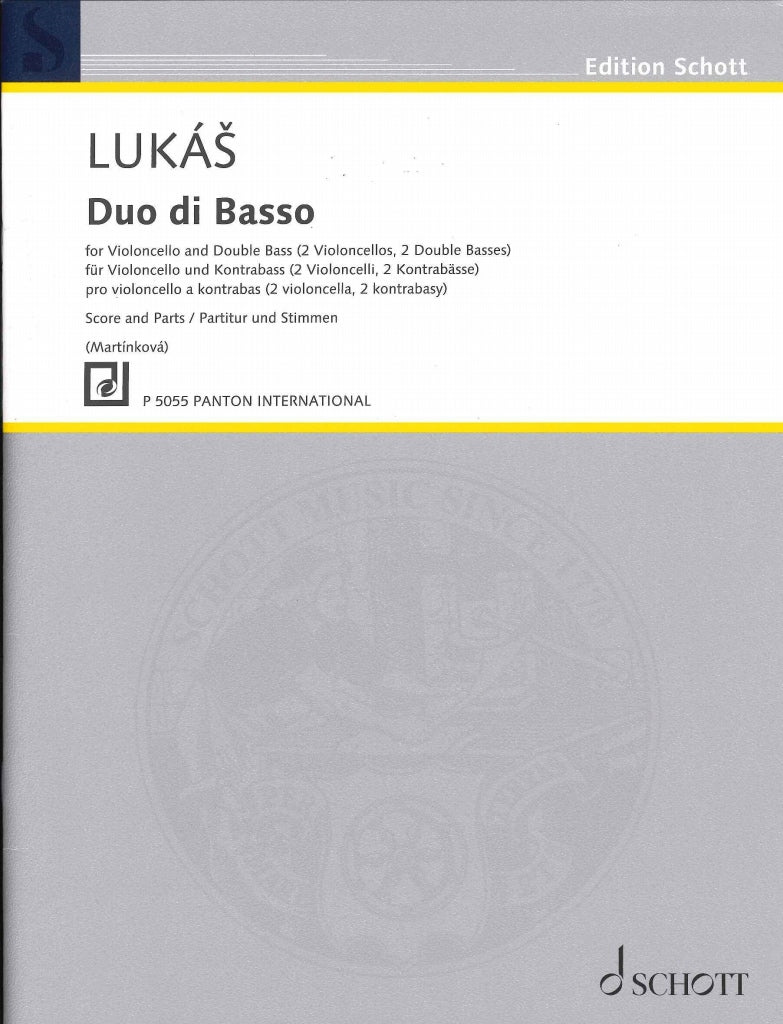 Lukas, Duo di basso op. 210 (Vc,CB) (Panton)
