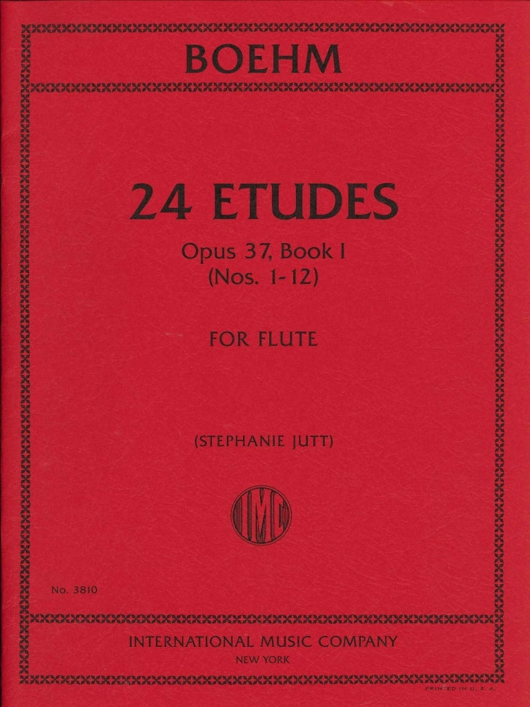 Boehm, 24 Etudes op. 37, I: No. 1-12 (IMC)