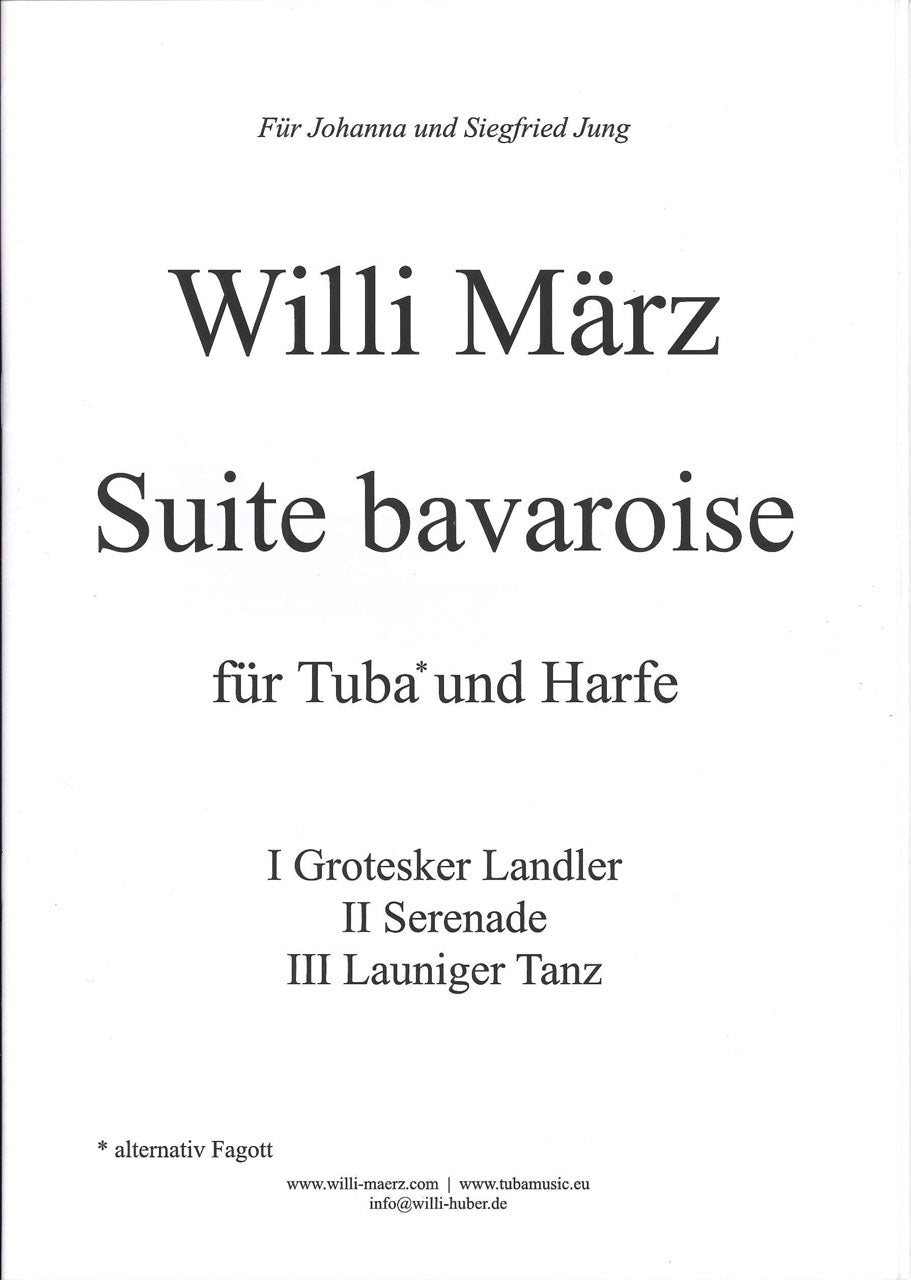 Marz, Suite bavaroise (Tba,Hrp) (Willi Huber)
