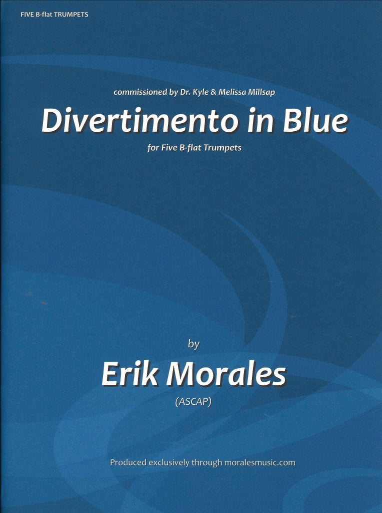 Morales, Divertimento in Blue (5Trp) (Morales Music)