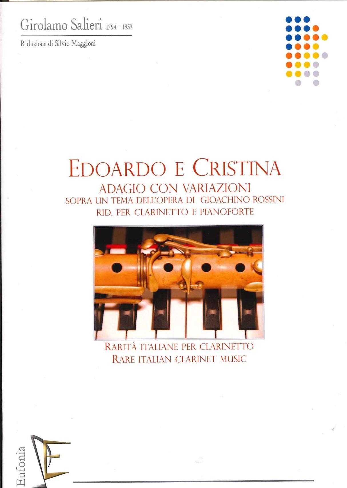 Salieri, Edoardo e Cristina: Aria con va (Eufonia, Edizioni Musicali)