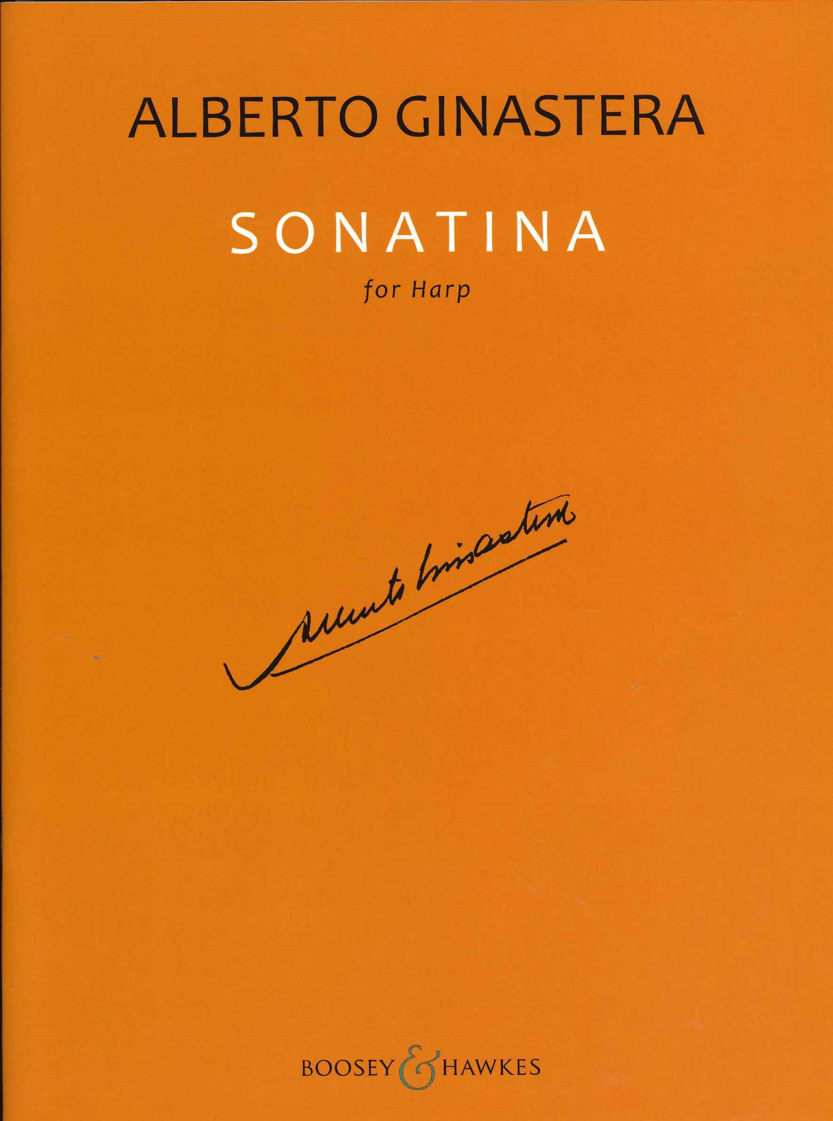 Ginastera, Sonatina, for Harp (Boosey)