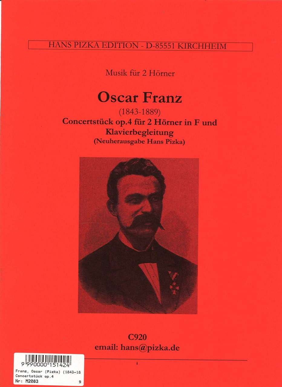 Franz, Concertstuck op. 4 (2Hn,Pf) (Pizka)