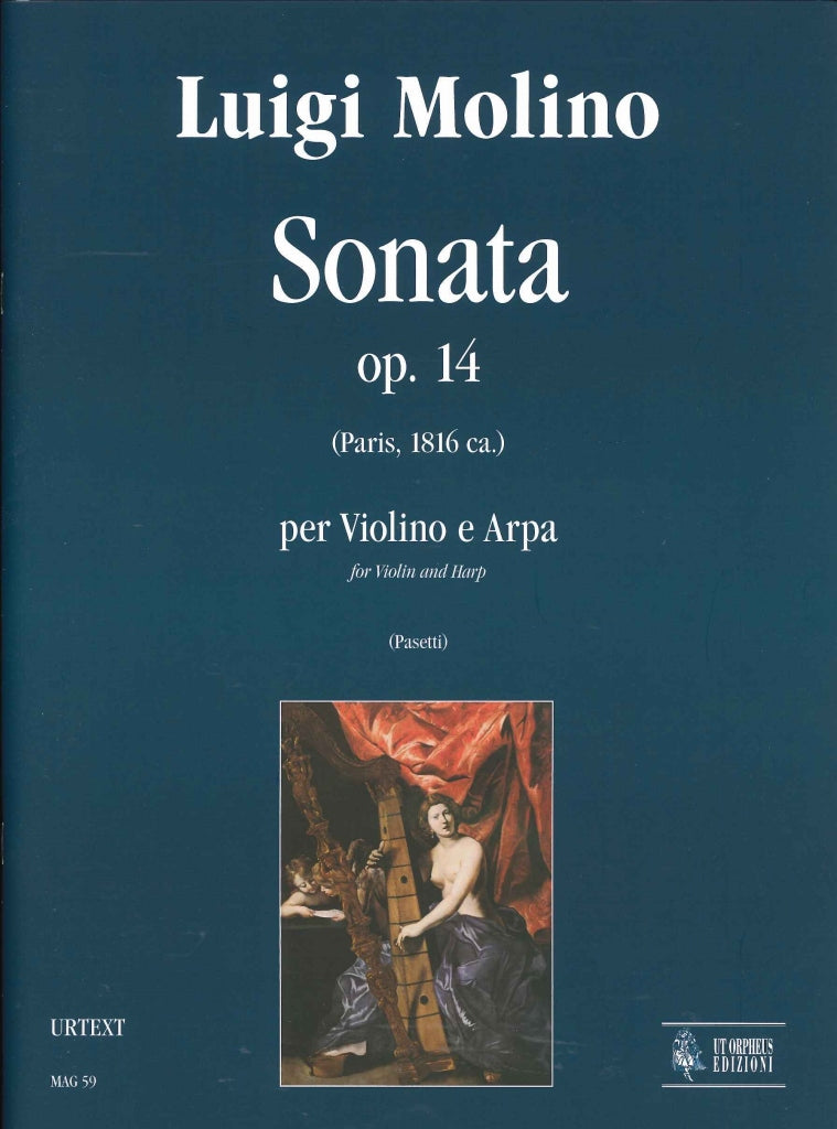 Molino, Sonata op. 14 (Vn,Hrp) (Ut Orpheus)