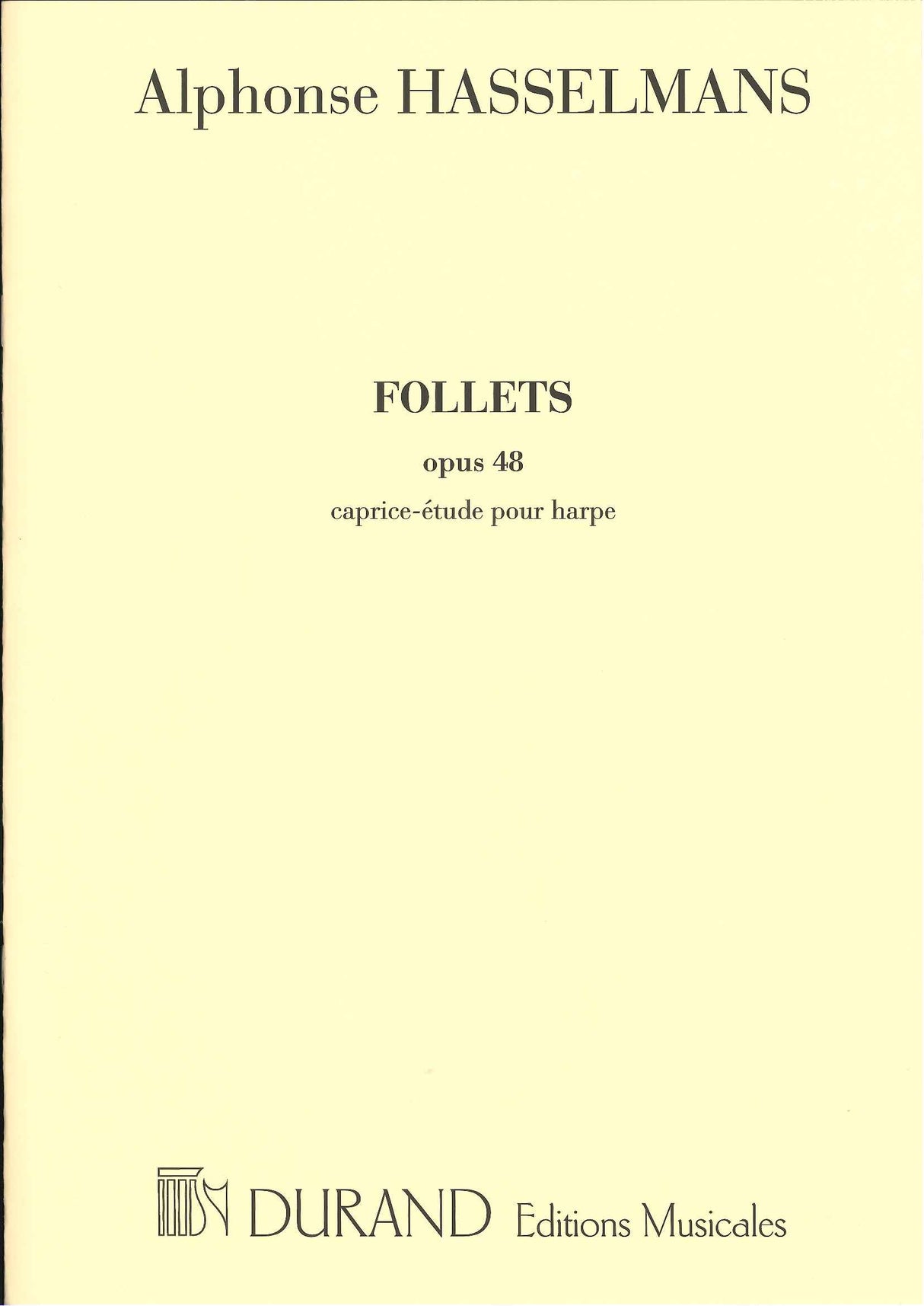 Hasselmans, Follets op. 48 (Durand)