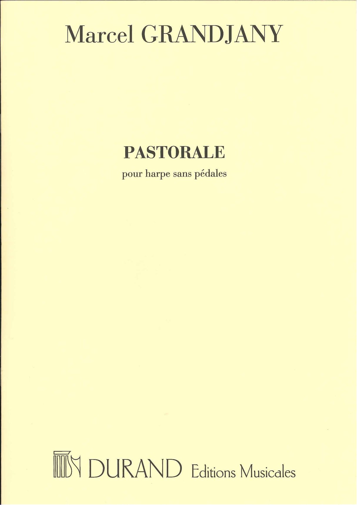 Grandjany, Pastorale (Durand)