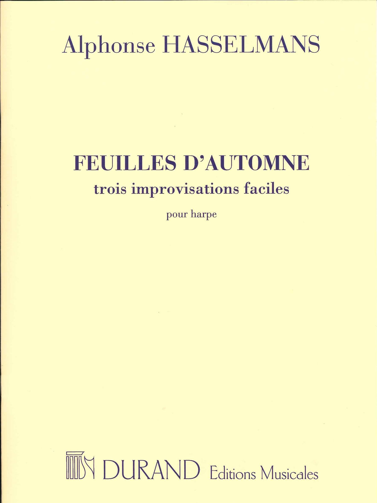 Hasselmans, Feuilles d'automne (Durand)