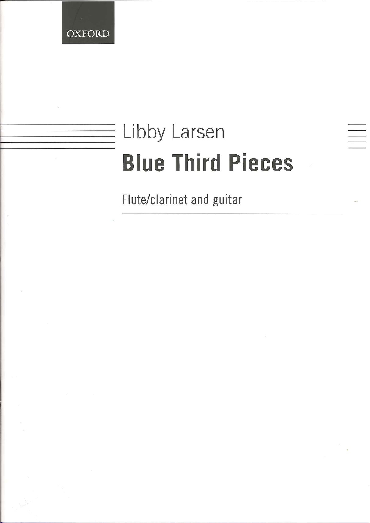 Larsen, Blue Third Pieces (Fl/Cl,Guit) (Oxford University Press)