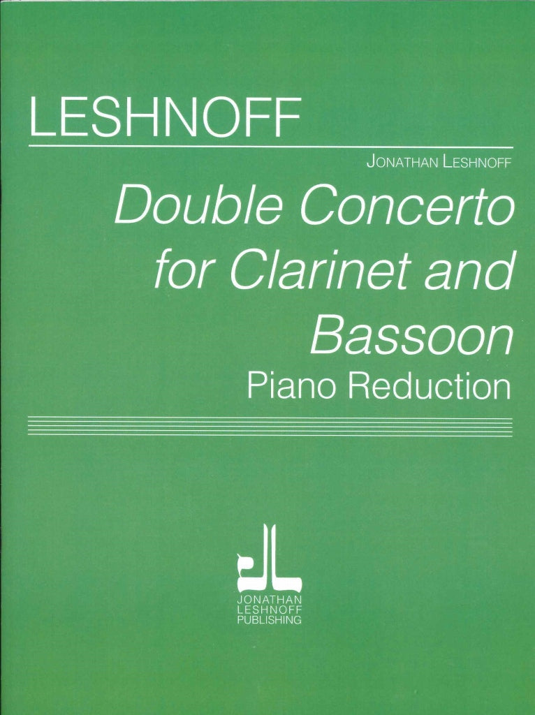 Leshnoff, Double Concerto (Cl,Bn,Pf) (Leshnoff/Presser)
