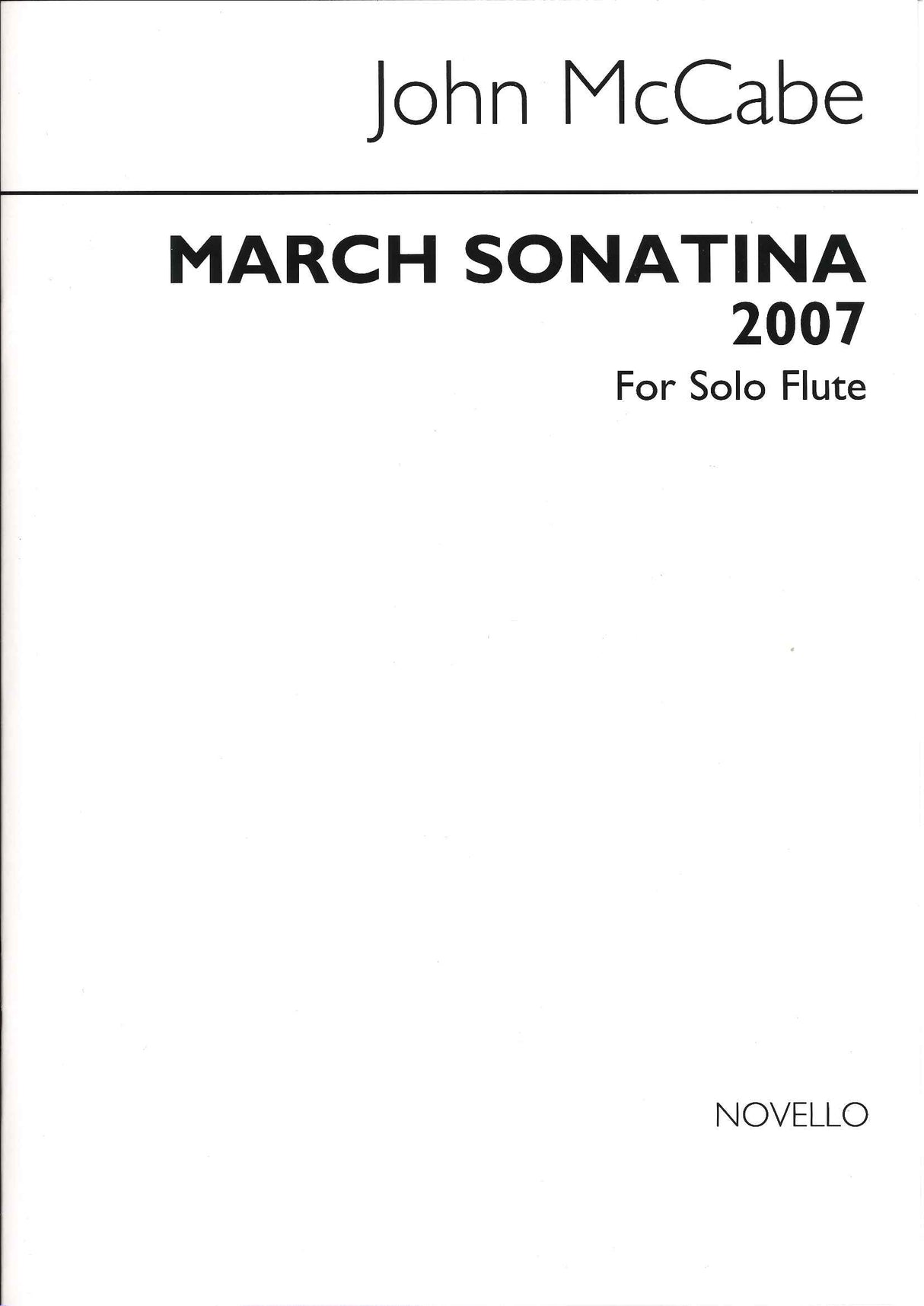 McCabe, March Sonatina (Fl Solo) (Novello)