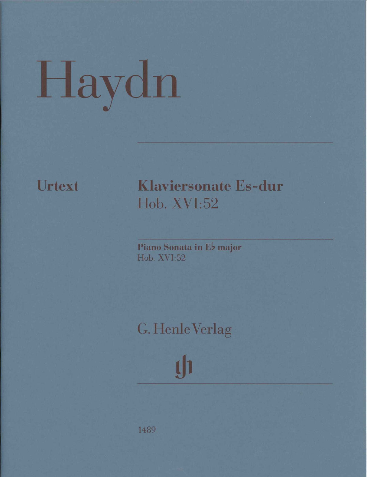 Haydn, Sonata Hob. 16/52 in Eb (Schiff) (Henle)