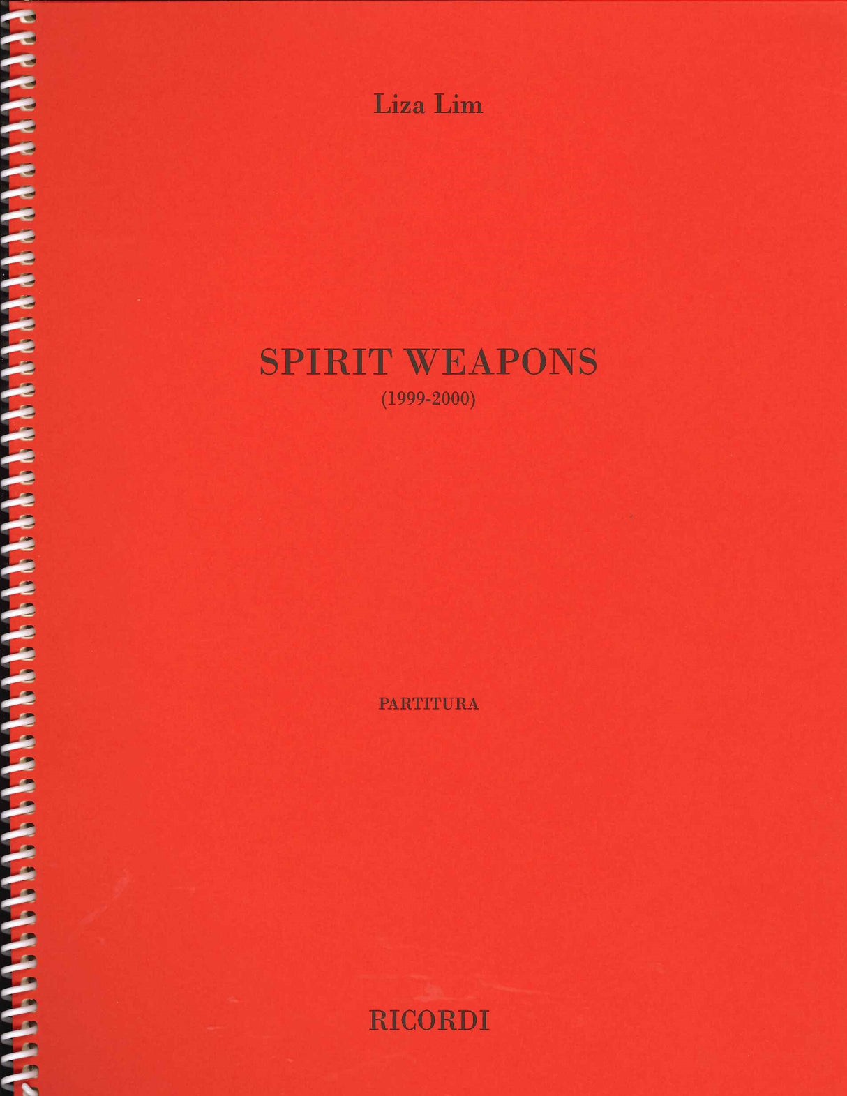 Lim, Spirit Weapons (Ricordi)