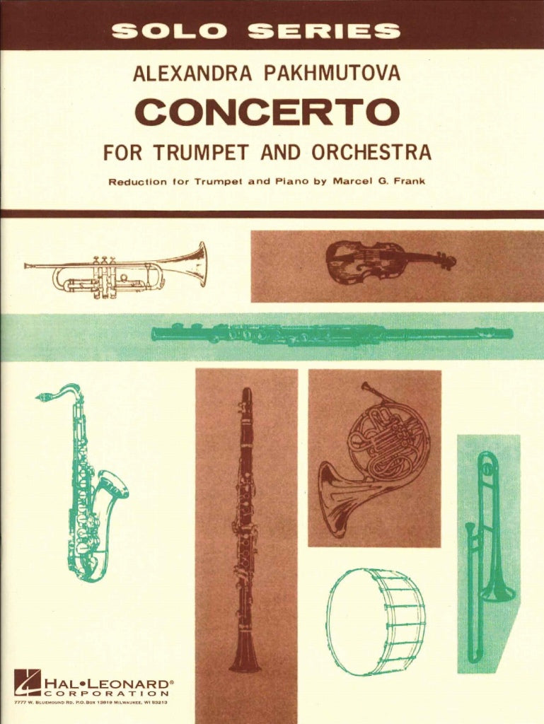 Pakhmutova, Concerto for Trumpet (Hal Leonard)