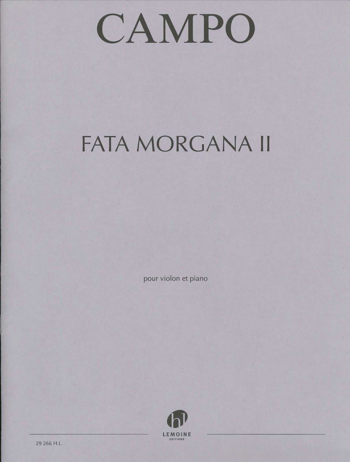 Campo, Fata morgana II (Lemoine)
