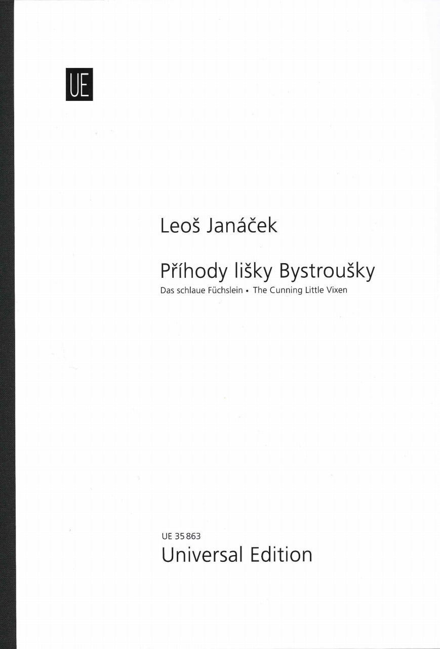 Janacek, Prihody...Bystrousky Full Score (Universal)