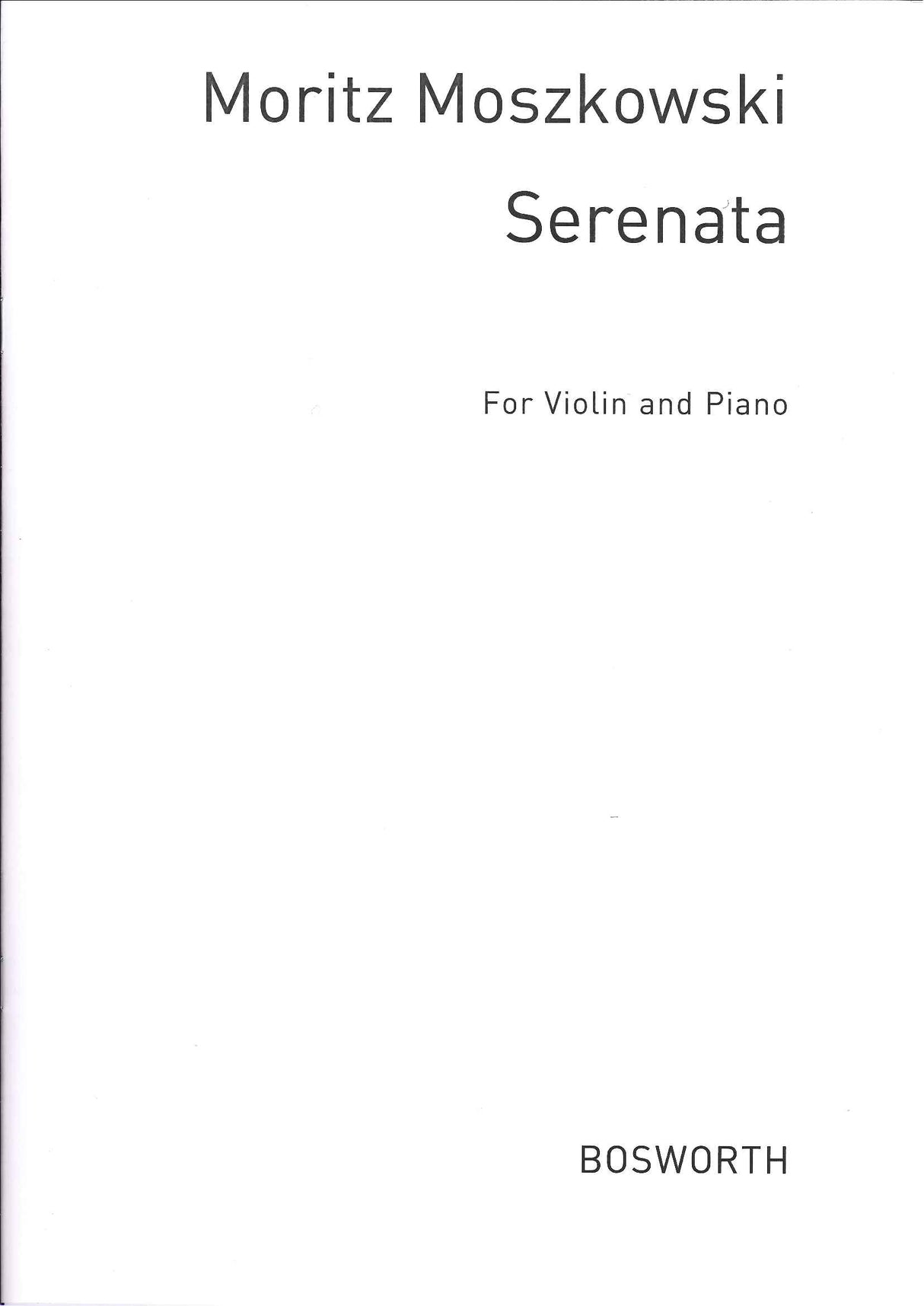 Moszkowski, Serenata op. 15/1 (Bosworth)