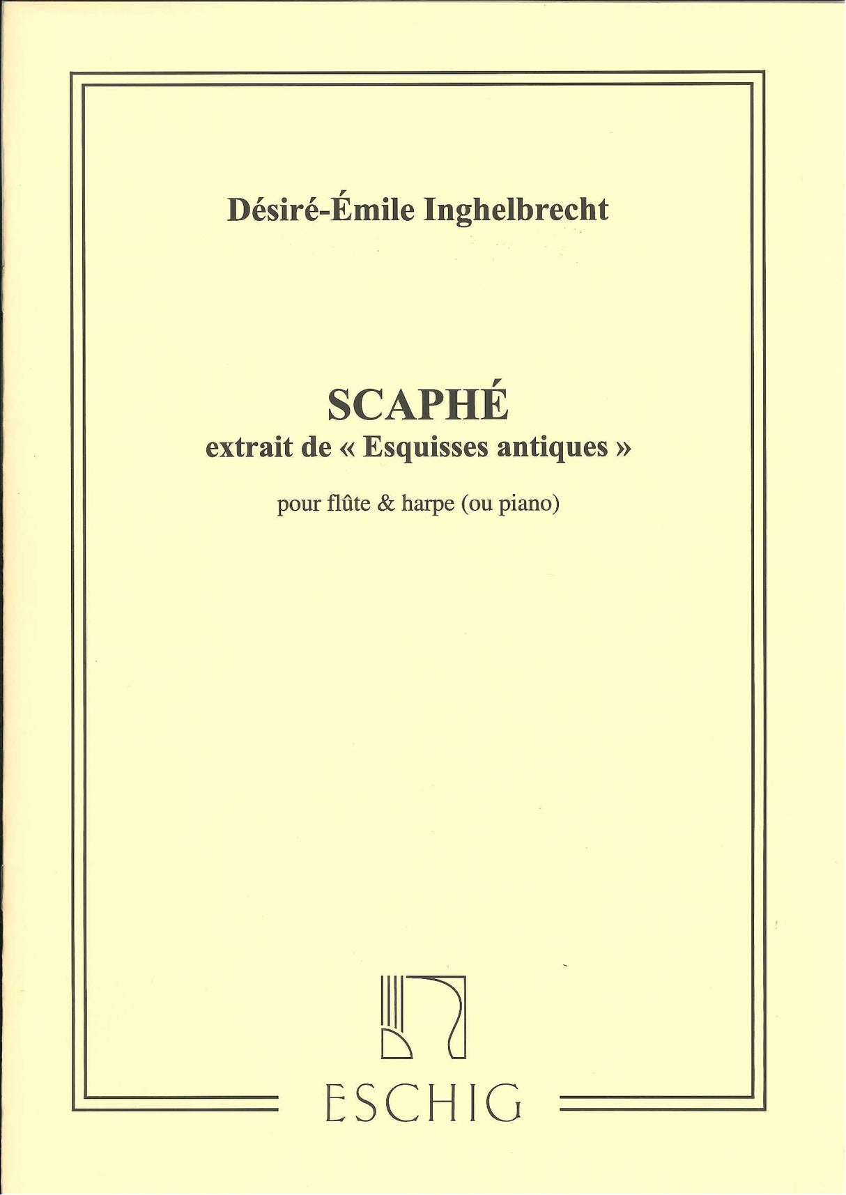 Inghelbrecht, Scaphe (Fl,Hrp/Pf) (Eschig)