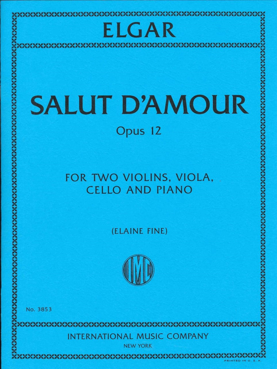 Elgar, Salut d'amour (2Vn,Va,Vc,Pf) (IMC)