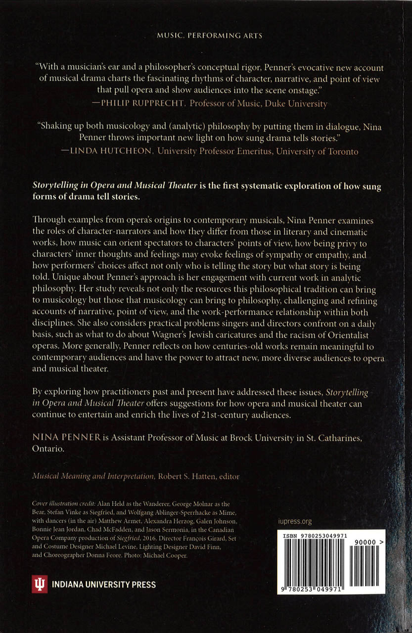 Penner, Storytelling in Opera and (pap) (Indiana University Press)