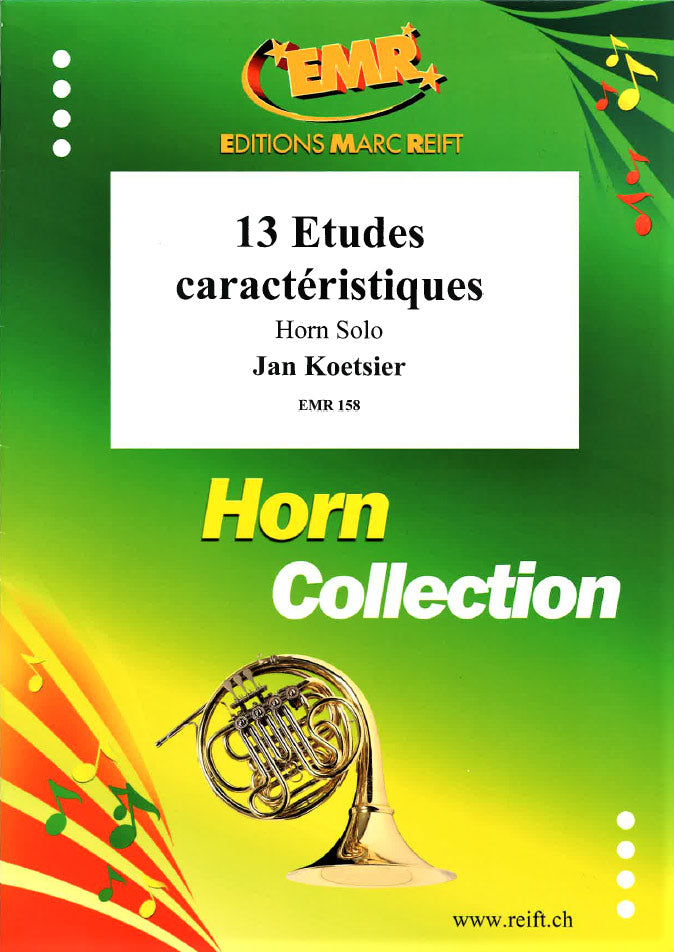 Koetsier, 13 Etudes caracteristiques (Reift)