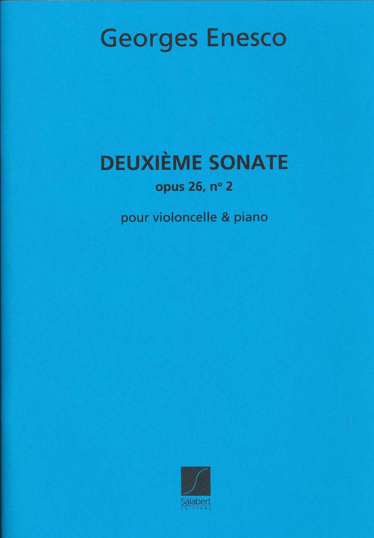 Enesco, Sonata No. 2 in C op. 26/2 (Salabert)