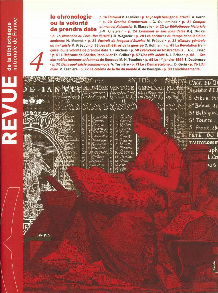 Chronologie ou la volonte de prendre dat (Bibliotheque nationale de France)