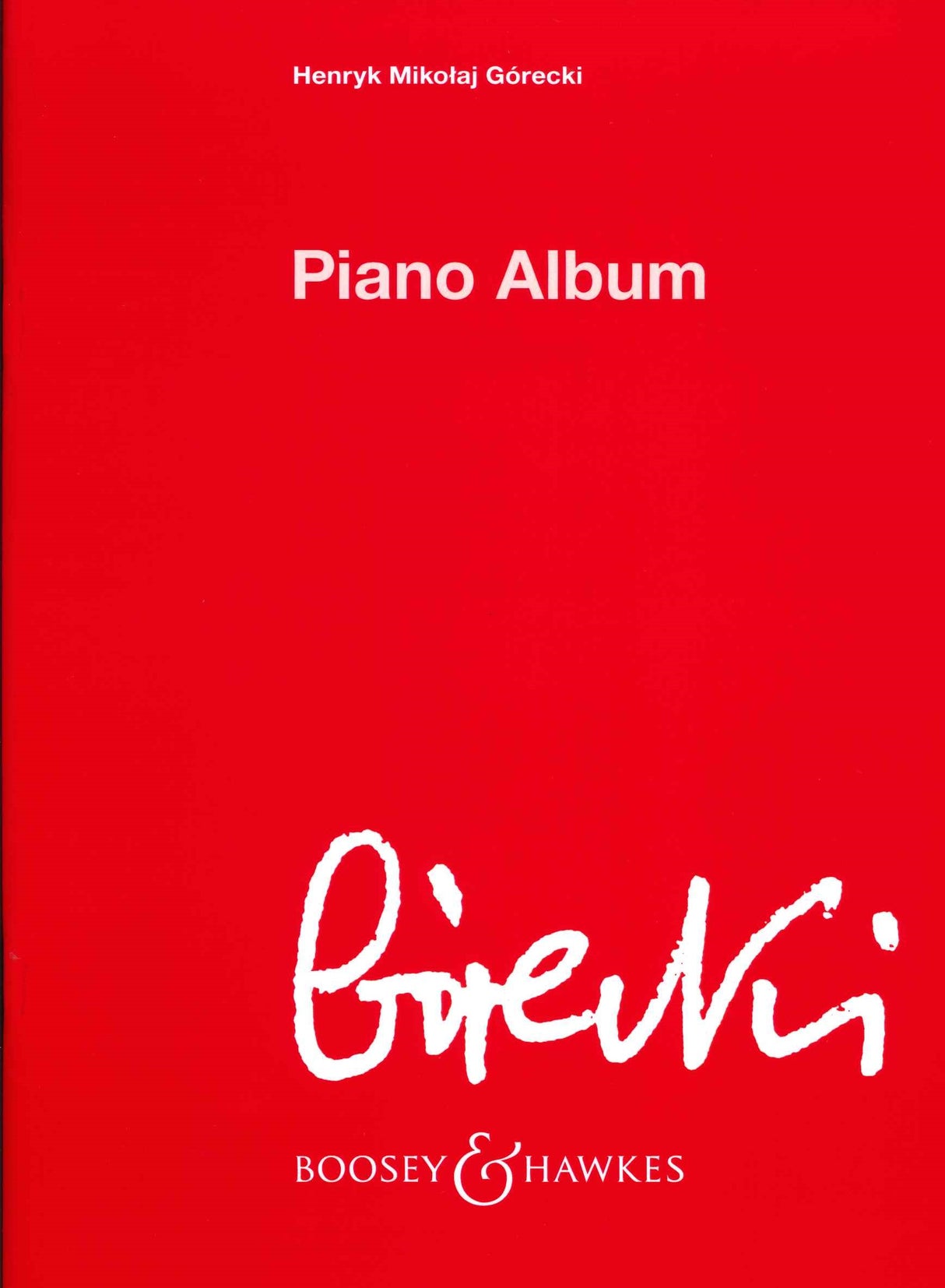 Gorecki, Piano Album (Boosey)
