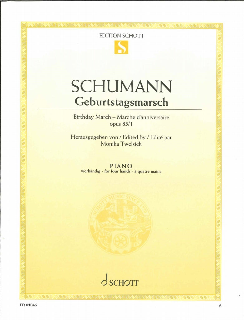 Schumann, Geburtstagsmarsch op. 85/1 (Schott)