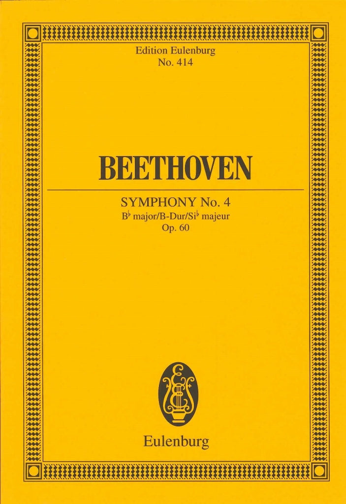 Beethoven, Symphony No. 4 (Clarke) (Eulenburg)