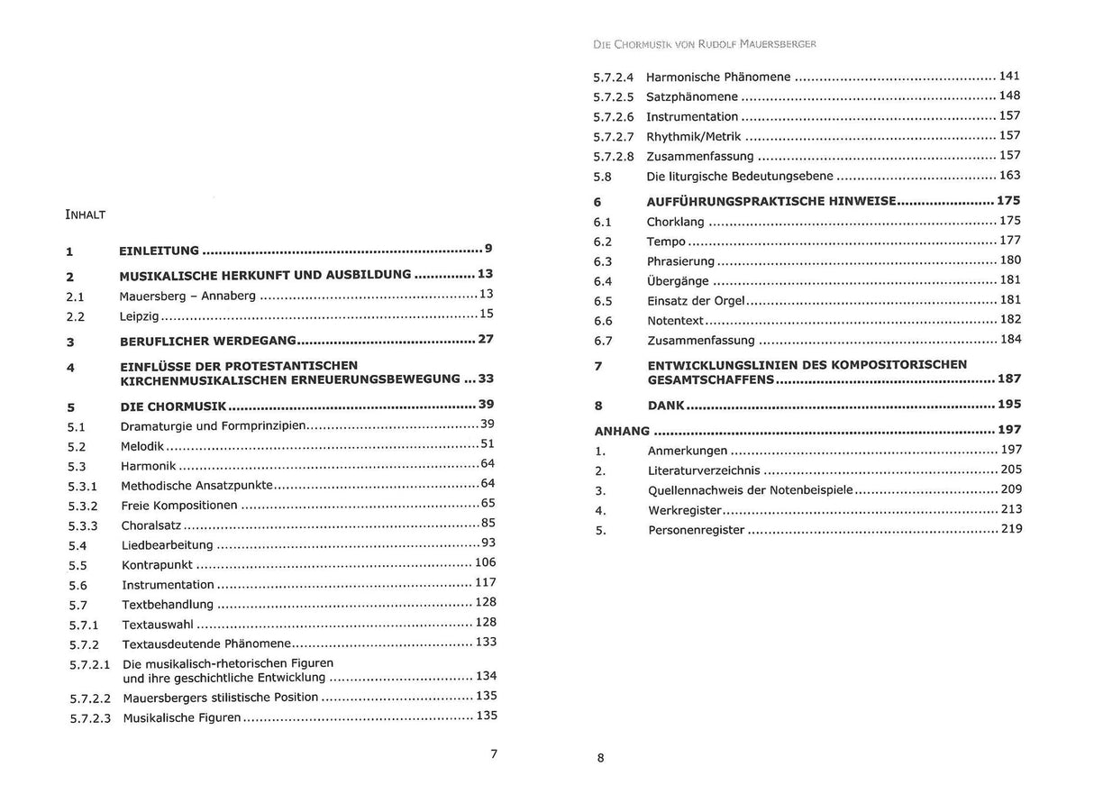 Froesch, Chormusik von R. Mauersberger (Tectum Verlag)