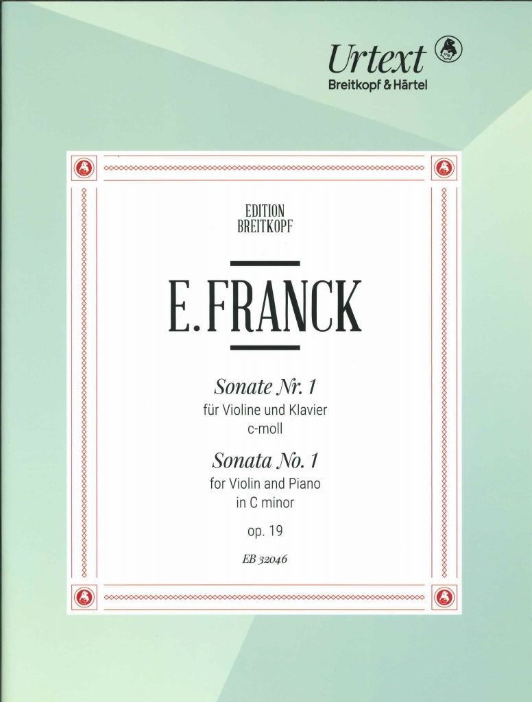 Franck,E., Sonata No. 1 in c, op. 19 (Breitkopf)