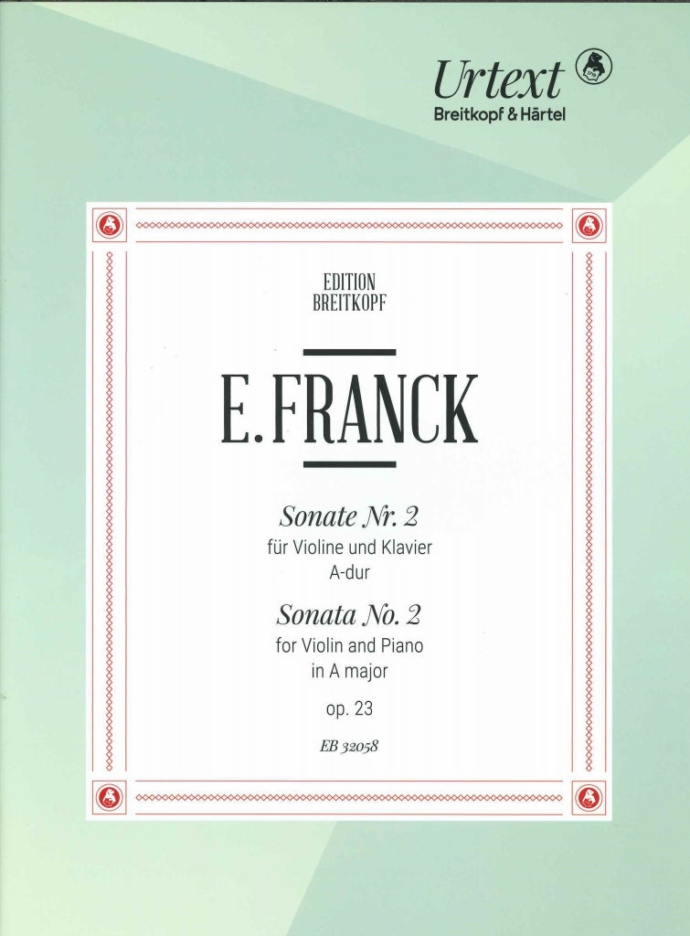 Franck,E., Sonata No. 2 in A, op. 23 (Breitkopf)